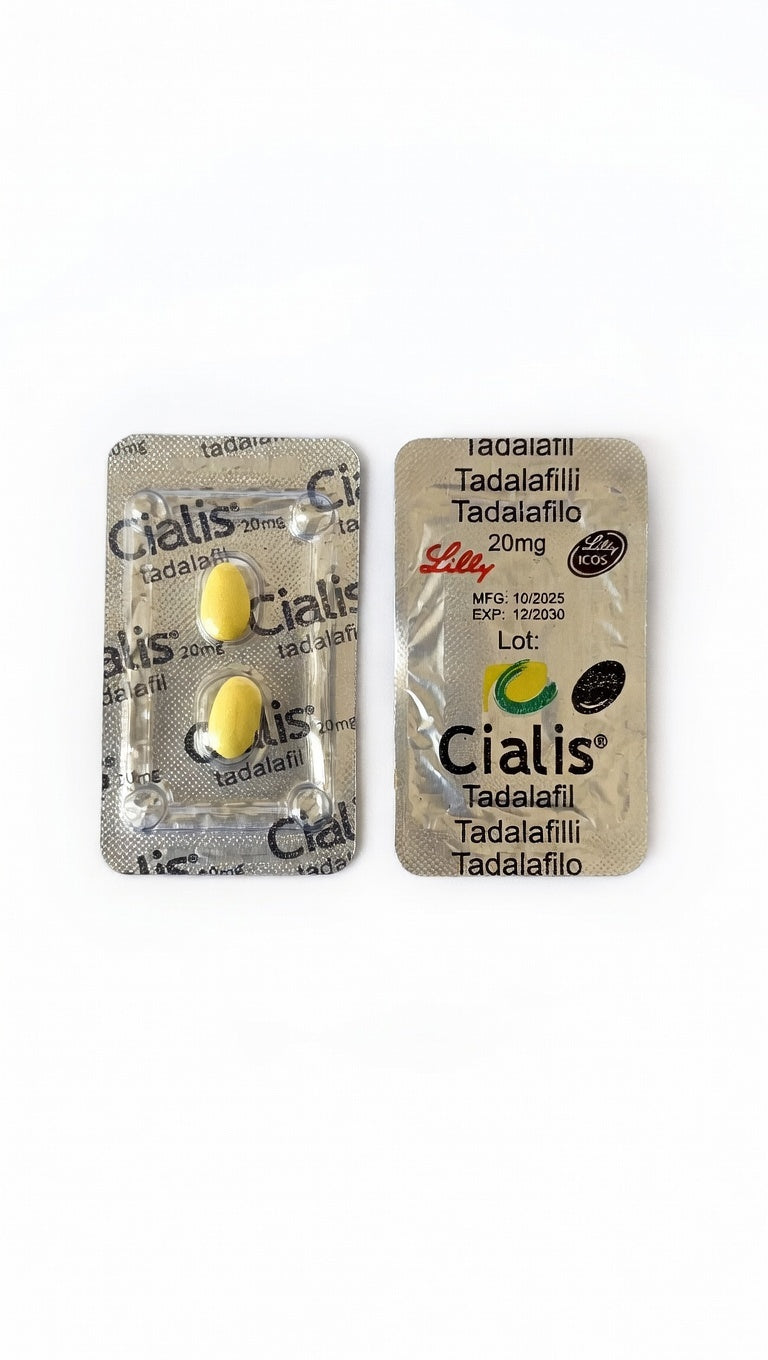 Cialis 20mg 2 Tablets Pack | Weekend Pill | Imported