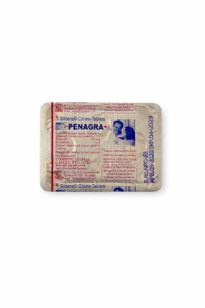 Penegra 100mg Tablets (Sildenafil) x4